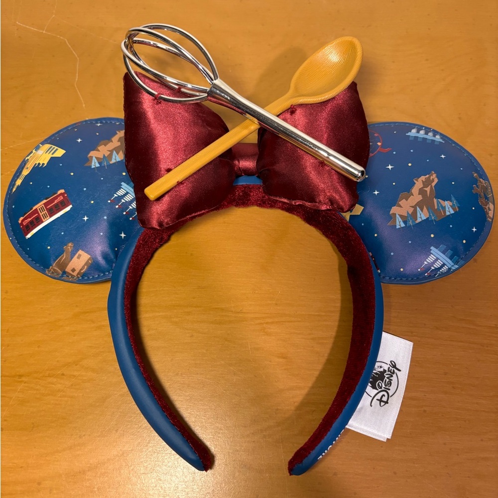 2022 Disney California Adventure Food & Wine Festival Minnie Mouse Ears Headband